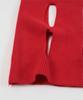 miette Cutout Design Knit REXX1061 Free Size Red Women's