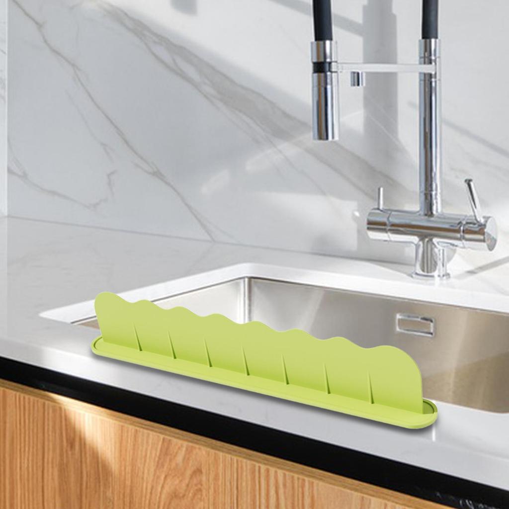 Kitchen Sink Guard Back Protector Water Retaining Strip for Kitchen,island and Bathroom