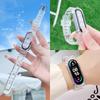 Custodia trasparente in TPU+laccetto per Xiaomi Mi Band 10 9 8 Morbido Sportivo Anti-sudore cinturino braccialetto Accessori Xiaomi smart band 9 8 10
