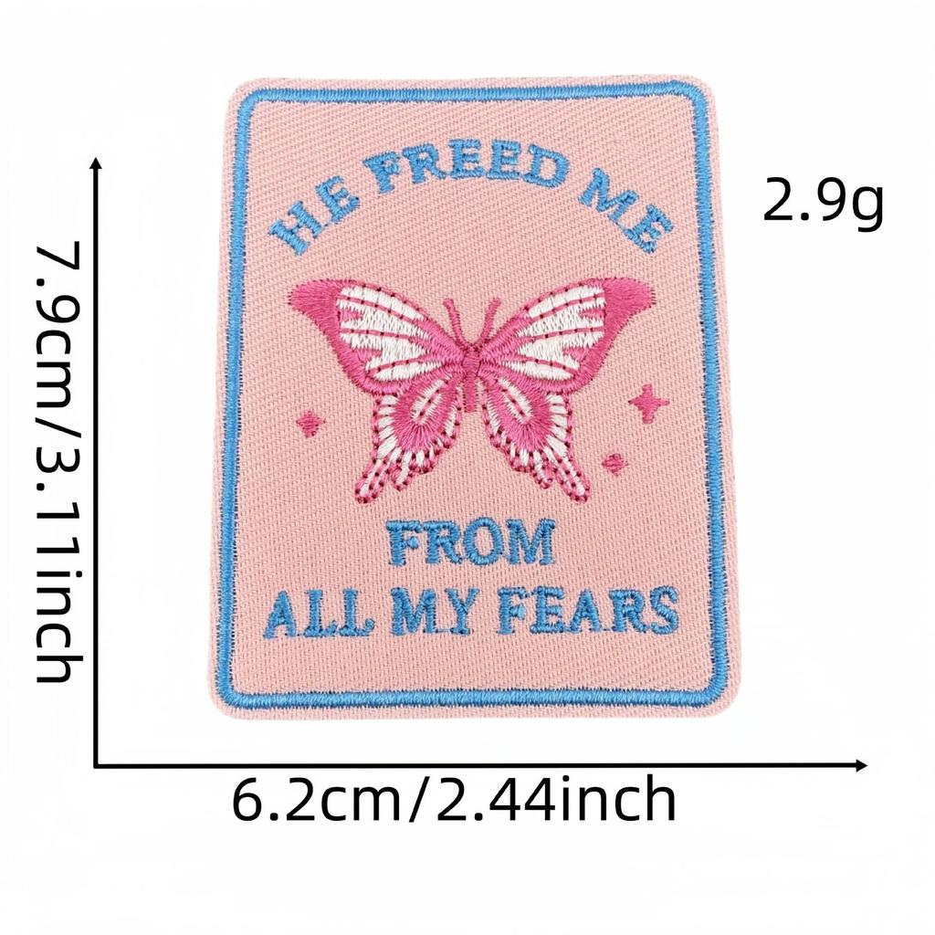 10pcs Embroidery Faith Text Patches Iron On God Jesus Emblem DIY Clothing Stripe Appliques Sewing Wappen Wholesale Cheap