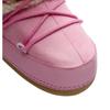 Free Ship Women Snow Boots Warm Plush Comfortable Platform Shoes Lady Lace-up Mid-Calf Pink Boots Non-slip Winter Shoes Booties