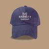 Spring New Letter Rabbit Cap Female Trend Brand Brown Hat Face Small Baseball Cap