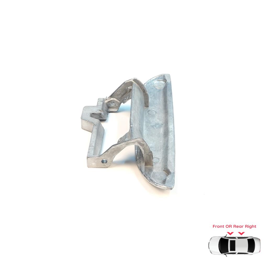 EDP1595-2 Äußere Metall-Türgriff für vorne oder hinten rechts für BMW 5er Reihe E39 1996-2003 4/5-türige Limousine Touring 51218245462 51218200664