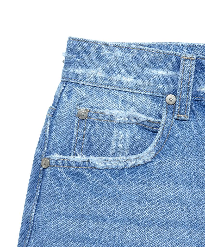 Lee Women Raw Denim Mini Skirt Indigo Medium