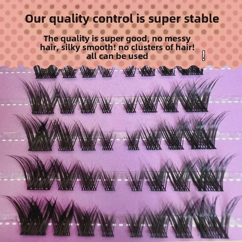 Yue Jiao Niang Fuchs Serie Tägliches Kleiner Teufel Falsche Wimpern - Natürlicher Stil Barbie Cartoon Segmentierte Büschel