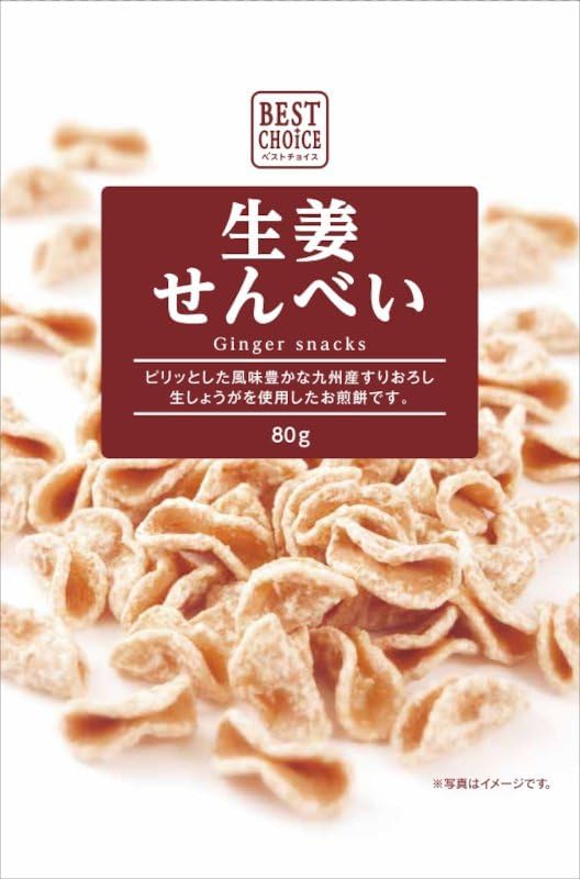 

Крекеры Cleat Best Choice Ginger Rice Crackers 80 г x 12 пакетиков