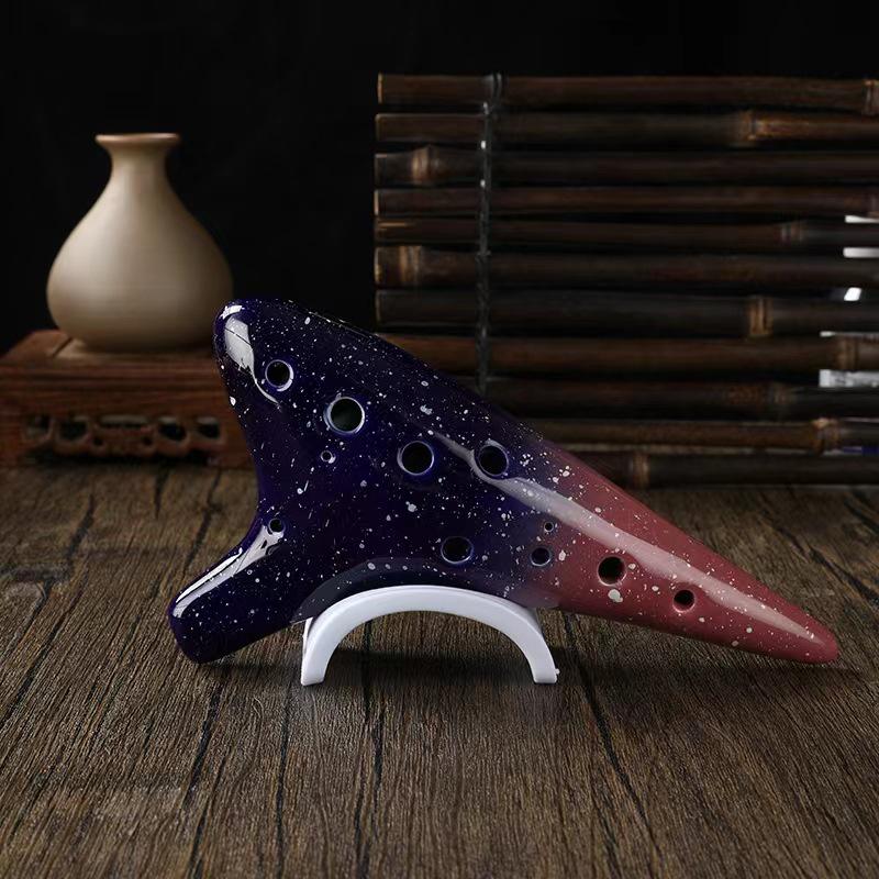 12-Hole Alto C Key Ocarina for Beginners, Pro Performance