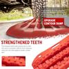 2PCS Off Road Traction Boards 58CM Short Recovery Track Traction Mat for 4WD Mud Sand Snow Ramps Tire Traction Tool Red Black