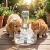 Anti-Slip Cat Water Bowl Anti Overturning Automatic Pet Feeder  Indoor Outdoor Use