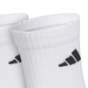 Unisex Adidas Crew Socks Women's 3 Pack White