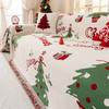 All-Season Camping Picnic Blanket Christmas Tree Sofa Cover Mats Sofa Covers Chenier Sofa Cushion Mats Throw Blankets Mats