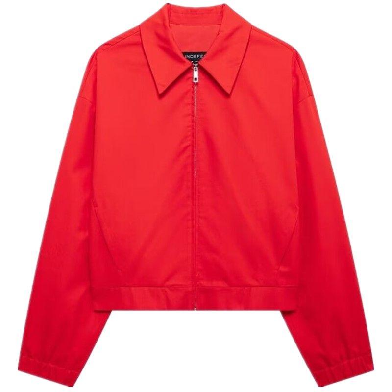 Fashion Style 2024 Fall and Winter New Female Versatile Zipper Pocket Long Sleeve Lapel Jacket 2010762