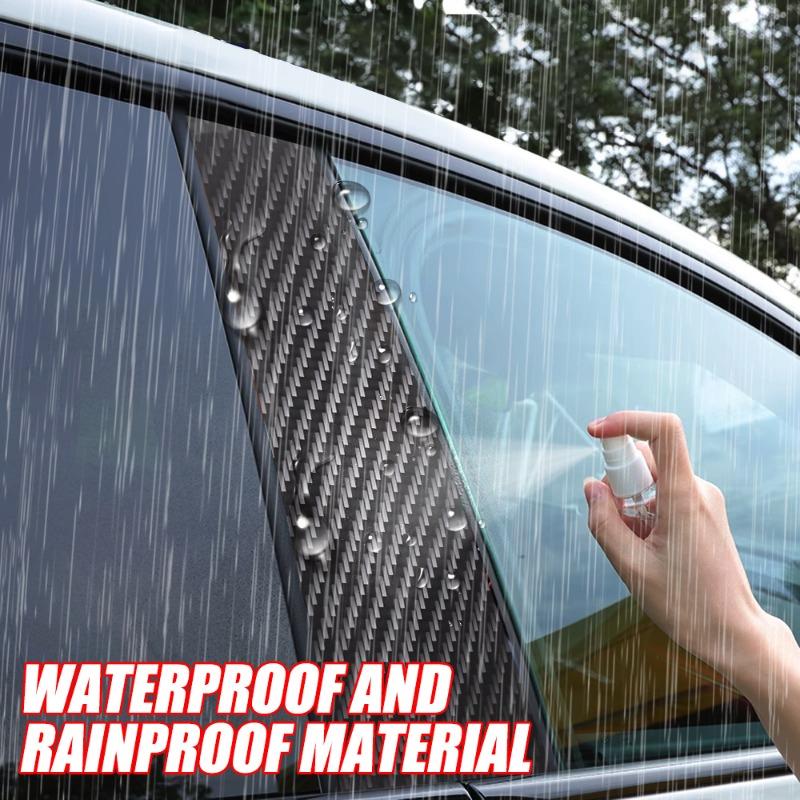 Car Pillar Cool Stickers Personality Creative B-pillar Protective Film Car Logo Decorative Stickers Universal Pillar Sticker