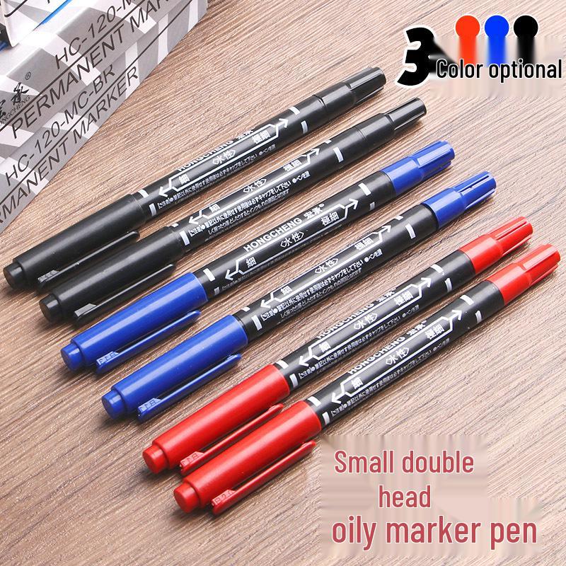 Creative Double-Ended Oil-Based Quick-Drying Art Marker Pen Set