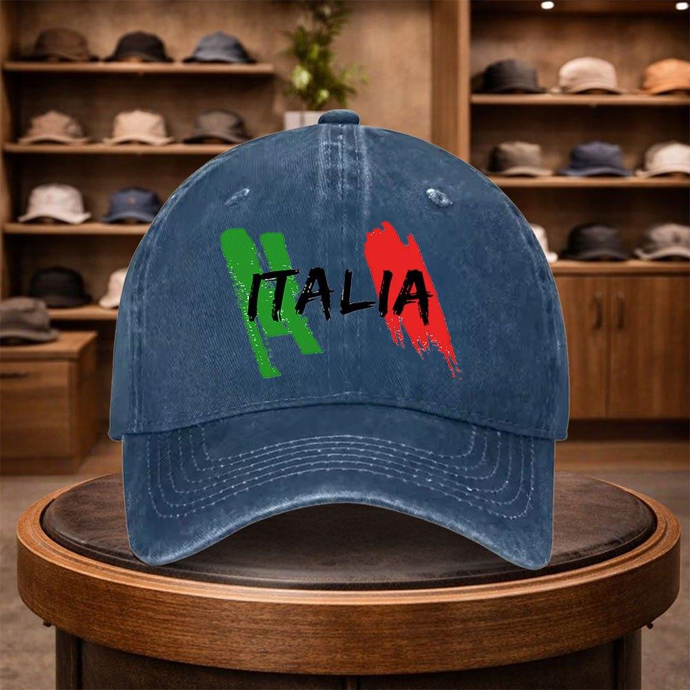 Tricolore Print Baseballkappe Lässige Snapback Modehut Verstellbare Outdoor Freizeitkappe für Alle Jahreszeiten Ideal für Reisen a