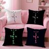 Cool C-Cactus Jack Cushion Cover Plush Fabric Soft Double-Sided Printed Invisible Zipper Sofa Pillow Case Home Decor