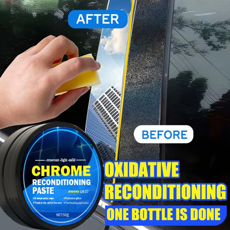 Chrome Polishing Cream Restorer Metal Polish For Paint Protection Metal Gloss Polish Effective Chrome Protectant For Exhaust