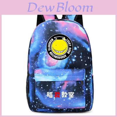 Assassination Classroom Backpack Anime Kill Teacher Geometric Print School Bag For Students