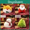 Cute Holiday Plush Santa Reindeer Snowman Christmas Tree Ornament For Children