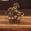Bronze Horse Desktop Decoration Living Room Tea Table Sculpture Metal Craft Home Decorations Chinese Zodiac Horse Statue