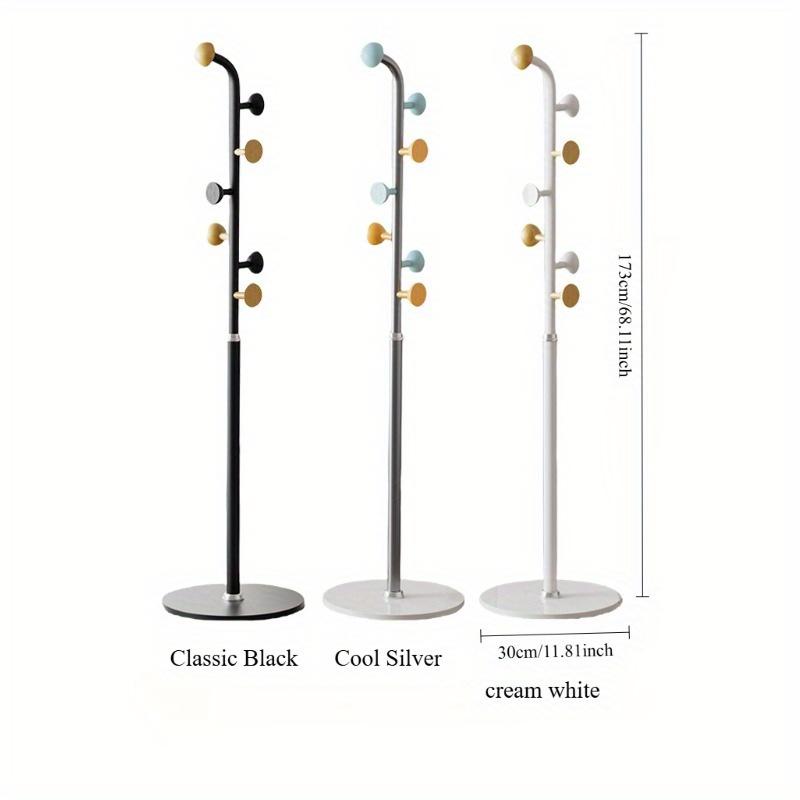 Простая новая китайская напольная вешалка для одежды одностоечная вешалка спальня гостиная прихожая вешалка для одежды серебряный 13580₽