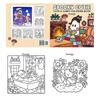 Creative Diy Coloring Book Cartoon Funny Children Graffiti Notebook Cute Coloring Book Drawing Book Adult Relaxation Supplies