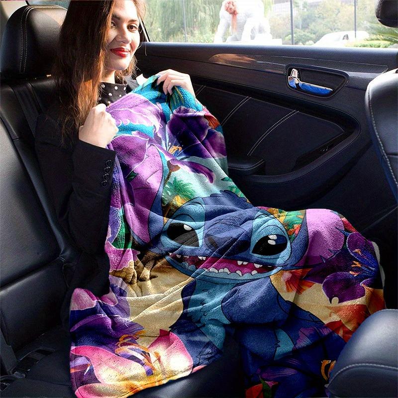 1pc,Stitch Blanket Cute Stitch Home Decor, Soft Stitch Throw Blanket for Couch, Sofa, Bed, Car, Travel, Camping, Office Nap