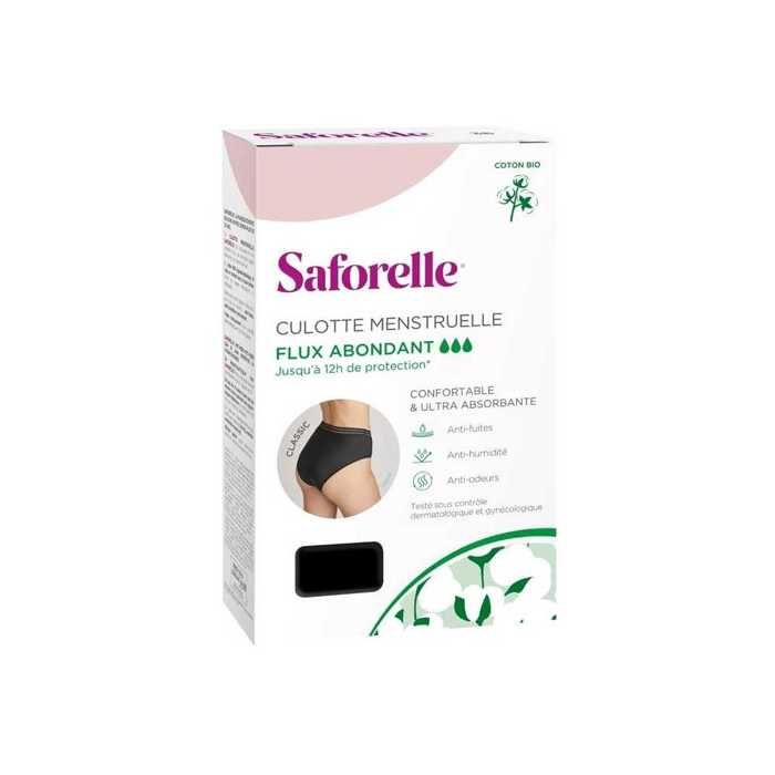 Saforelle Culotte Menstruelle Classic flux Abondant Taille 44