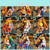 Adorable Dragon Ball Keychain Goku Pvc Figurine Cute Anime Car Pendant Gift