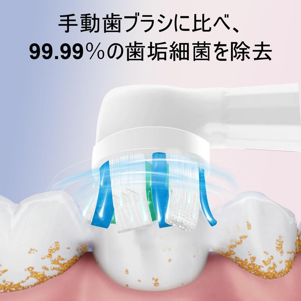 Compatible Replacement Brushes for IO Electric Io and Plaque Removal Brush Heads for Home Pack of Oral-B Toothbrushes, Oral-B 2, 3, 4, 5, 6, 7, 8, 9,
