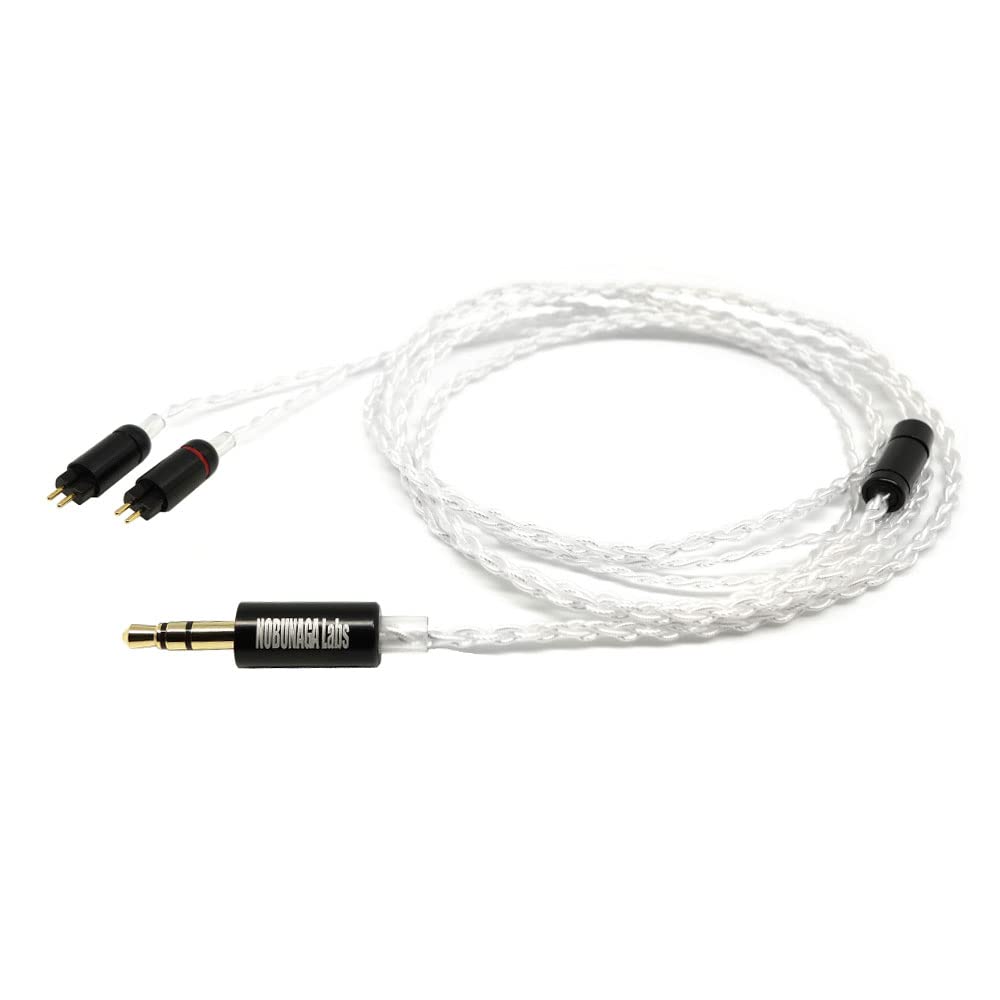 NOBUNAGA Labs Entry-level IRIS 4-core OFC Silver-plated Cable [3.5mm Stereo Mini Plug/custom IEM 2-pin] NLE-RIS
