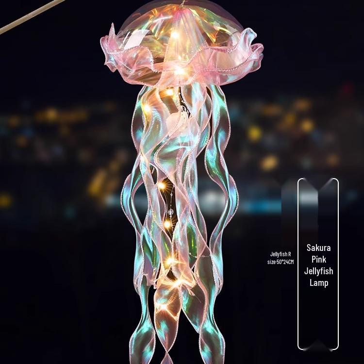 

Новичок 0.01: Красочный светящийся фонарь-медуза для детей