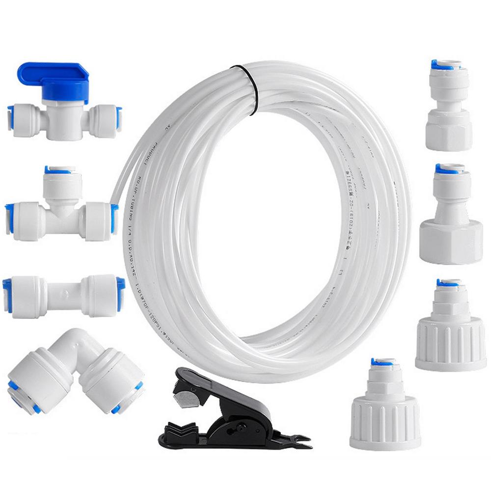 Ro Water Hose Kit Water Purifier Tubes 15 M Water Hose Drinking Water Pipe For Fridge Water Pipe Connector Quick Connect Tubing белый