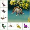Acrylic Christmas Tree Dinosaur Pendant Decorative Acrylic Christmas Tree Decoration  New Year