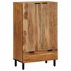 Highboard with Shelf Brown 60 X 33 X 100 Cm Solid Mango Wood
