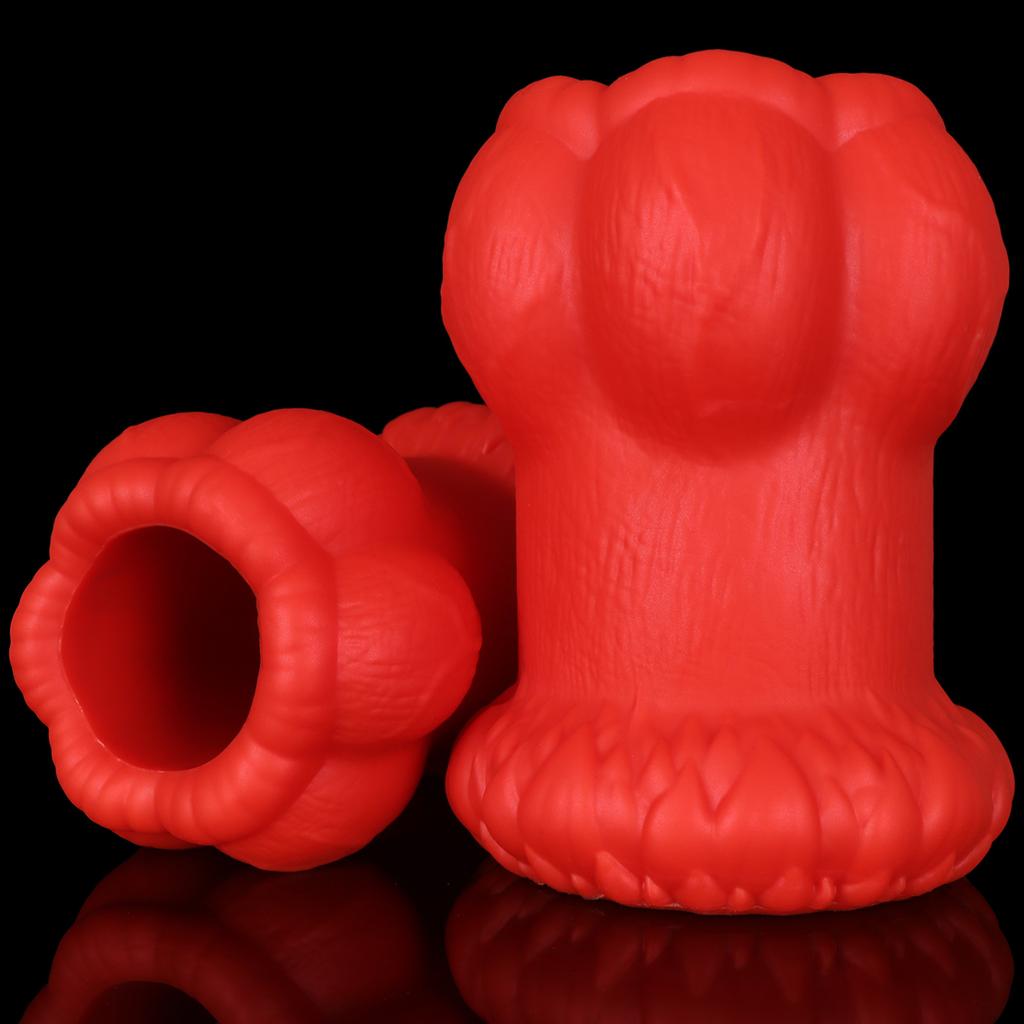 Extra Large Silicone Hollow Anal Plug Fisting Glove Anal Trainer Expansion Adult Sex Toy