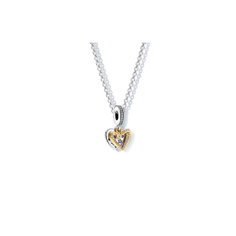 Pandora Heart Bond Necklace Women s ZT2420 золотой