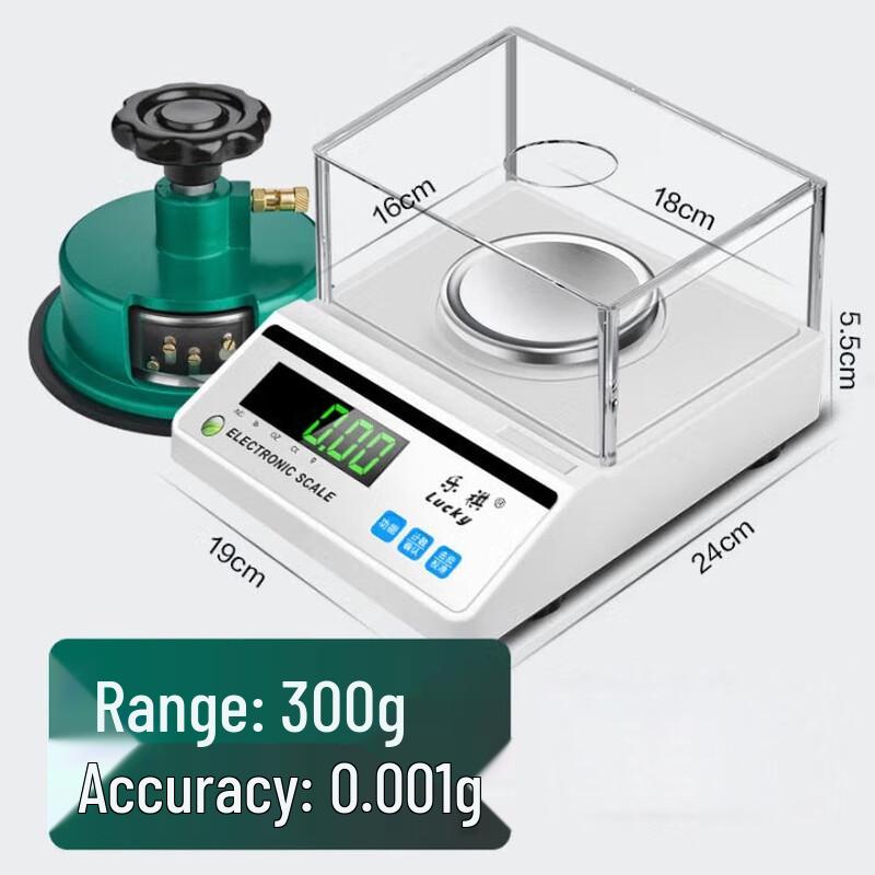 

Leqi Fabric Weight Scale with Disk Sampler, 300g/0.001g Precision