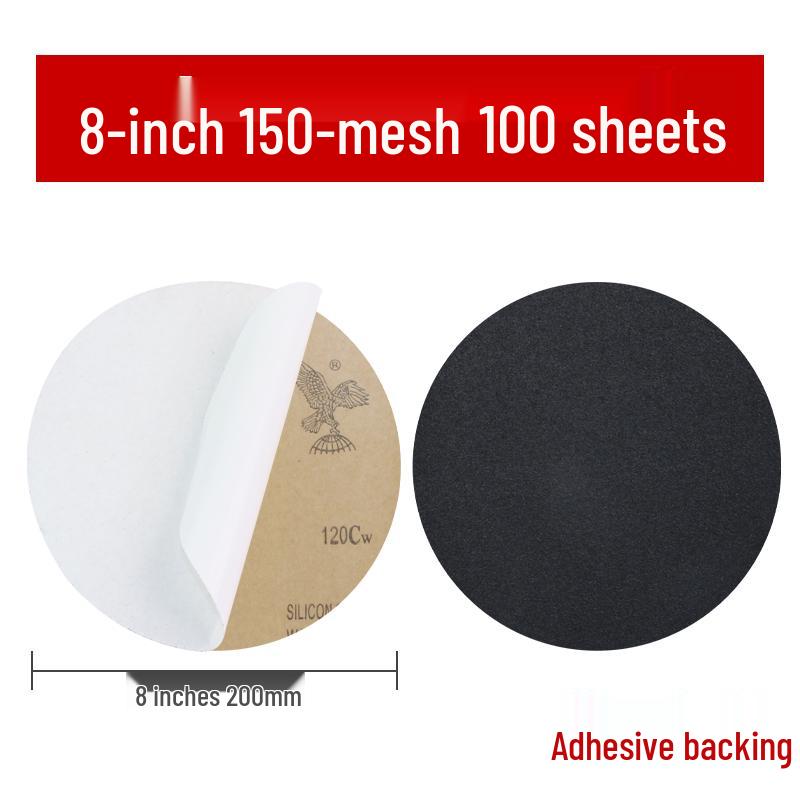 Eagle Brand 8-inch Wet/Dry Metallographic Sanding Disc for Woodworking and Polishing