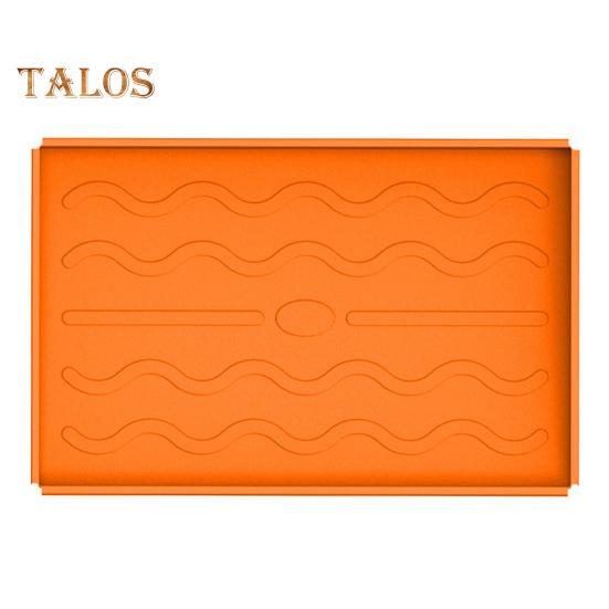 

Силиконовый коврик для барбекю для гриля Blackstone 28 дюймов, прочный защитный чехол для гриля пищевого класса для домашних вечеринок и встреч на открытом воздухе оранжевый