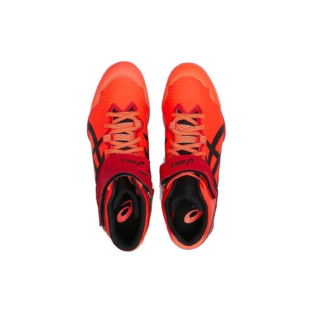 ASICS Men's TRIPLE JUMP PRO 3 Track & Field Jumping Shoes Sunrise Red Black 1093A179-701