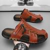 2025 Summer New Handmade Sandals Men's Shoes Outdoor Leisure Beach Wading Stream Dual-purpose Large Size Men's Shoes