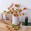 Realistic Artificial Pumpkin Branches Foam Elegant Simulation Pumpkin Handmade Flower Arrangement Fake Plants Home Decor