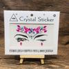 2020 New DIY Masquerade Face Diamond and Acrylic Eyebrow Stickers