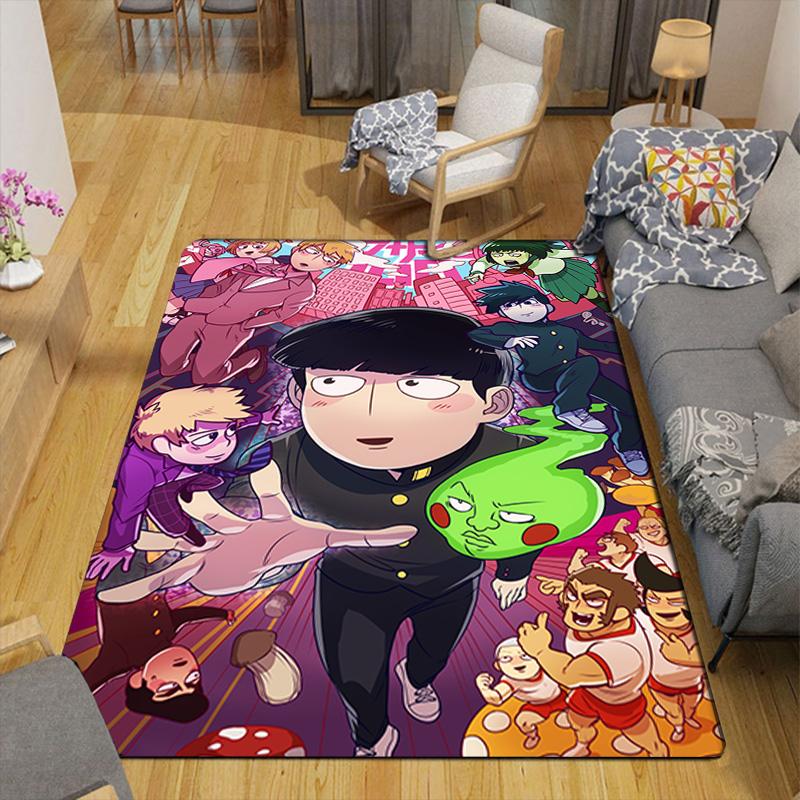 Mob Psycho 100 Rug Floor Mat for Living Room or Bedroom Soft and Comfortable Carpet a Gift for Birthday and Holiday.SFF0917345
