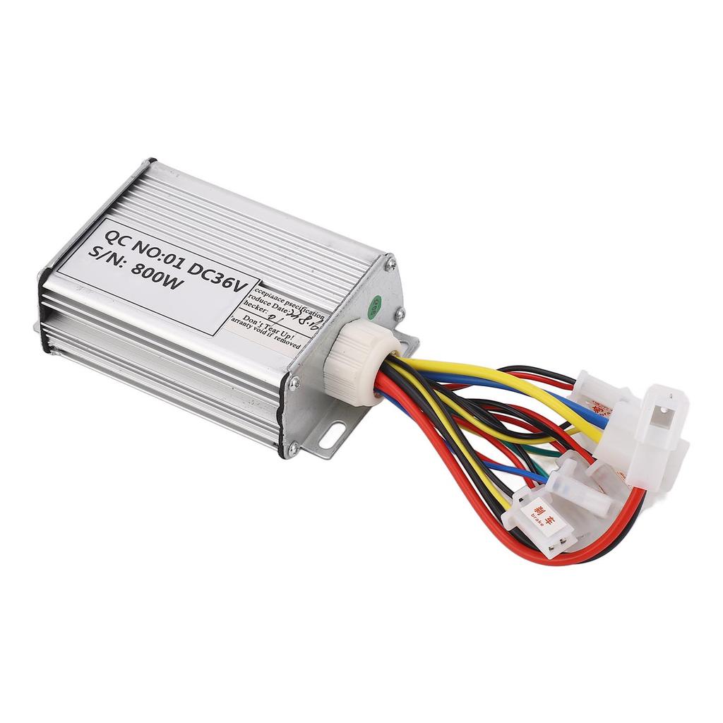 36V 800W Ovladač elektrické koloběžky Pouzdro z hliníkové slitiny Kabel odolný proti vysokým teplotám Kartáčový ovladač pro jízdní kolo