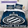 Custom Name Club Brugge Kv Pattern Bedding Uilt Set Uilt Cover Pillowcase Home Decoration Birthday Gift (1*duvet Cover+2*pillowcase Without Core)