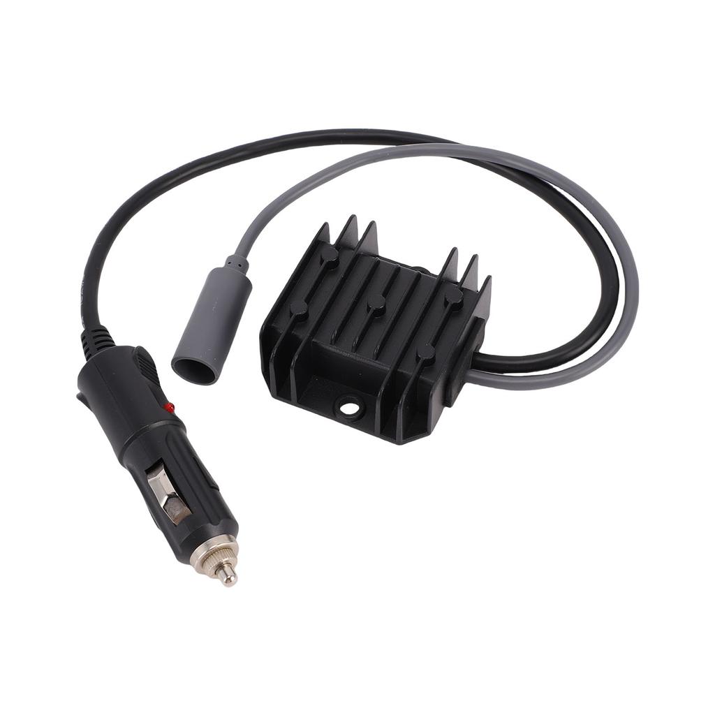 3.5A Satellite Car Power Adapter Step Up Converter Power Cable with Cigar Lighter Plug for RV Boat Trailer 16 AWG Cable
