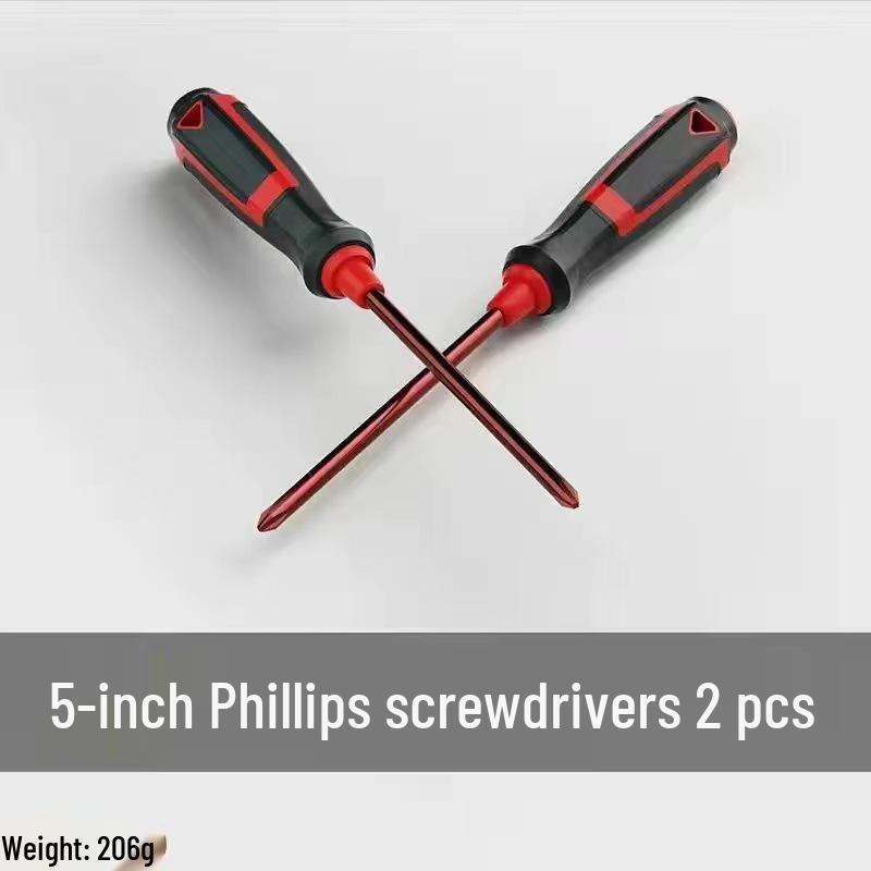 S2 Alloy Steel Phillips Screwdriver Set - Super Hard Industrial Grade Household Tool