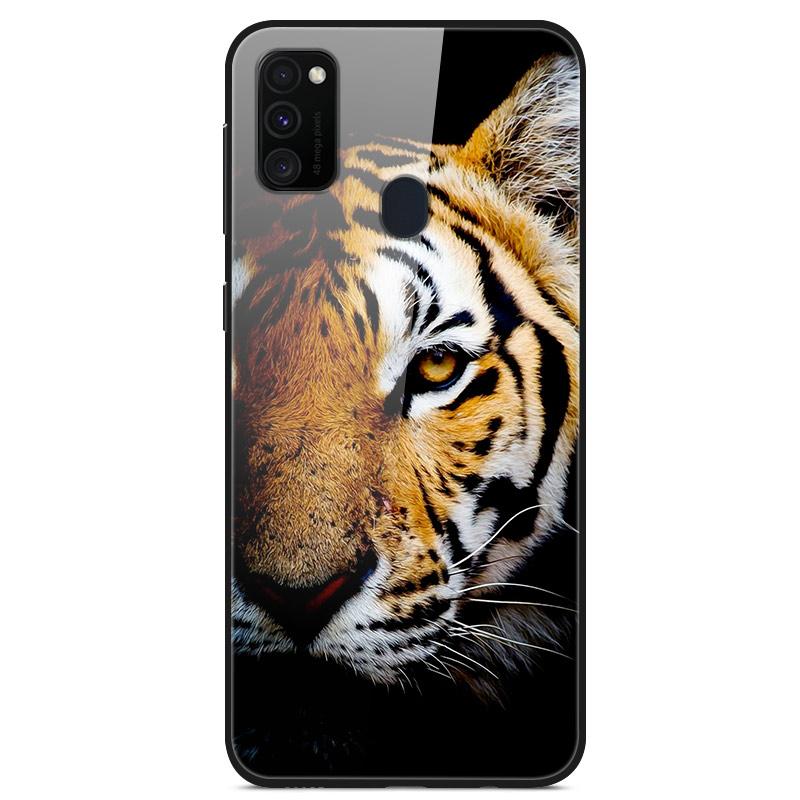 Popular Case For Samsung Galaxy M31 Case Tempered Glass Back Cover Case For Samsung M30s A21s M21 M31s A71 A51 Case Funda Coque